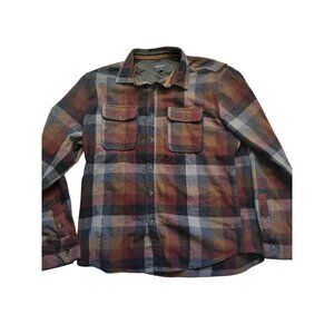 Jeremiah Men GUNNISON Wool Blend Plaid Size M Outdoor Casual Hiking Shacket